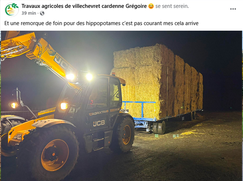 © Travaux Agricoles de Villechevret/Facebook