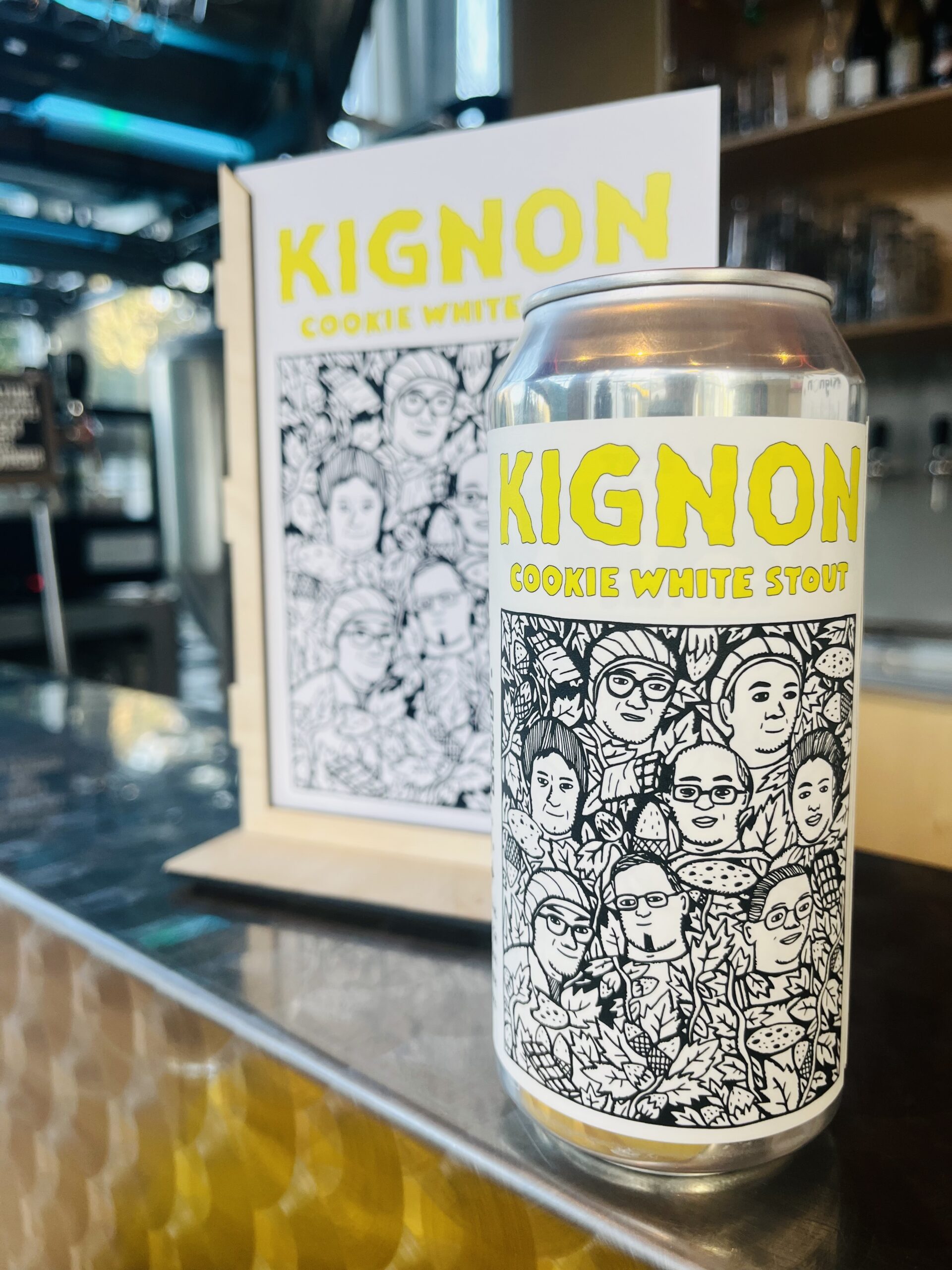 La première bière brassée avec les brisures de biscuits Kignon