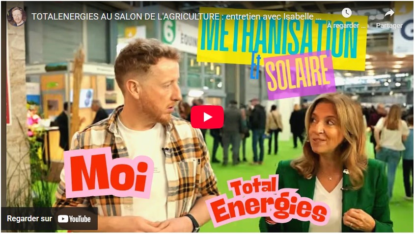 TOTALENERGIES AU SALON DE L&rsquo;AGRICULTURE : entretien avec Isabelle Patrier