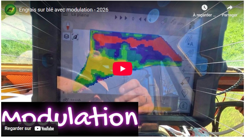 Engrais sur blé avec modulation – 2026