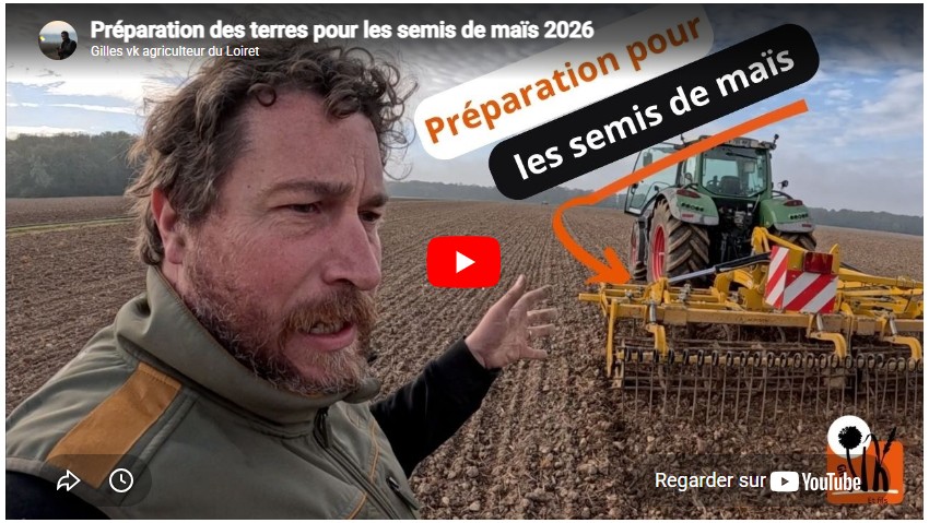 Préparation pour les semis de maïs 2026