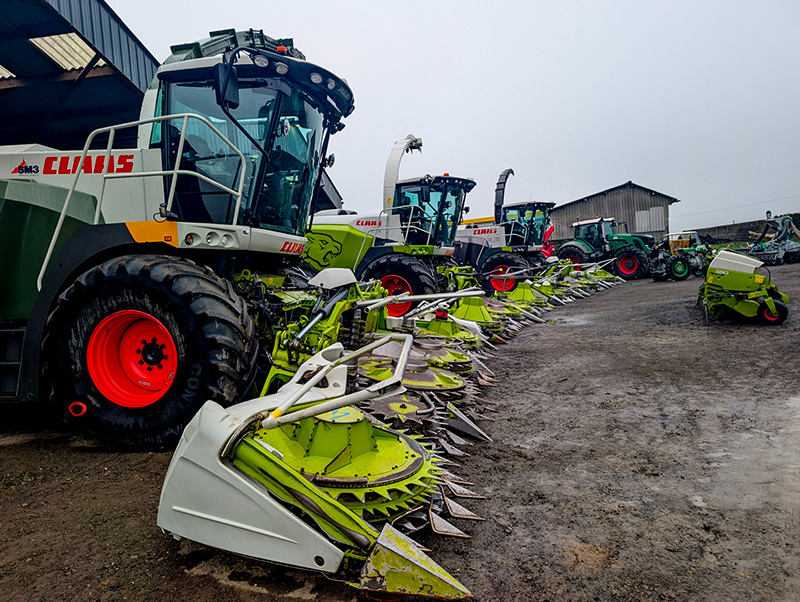 Matériel d'ensilage de l'ETA