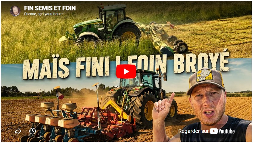 Fin semis et foin