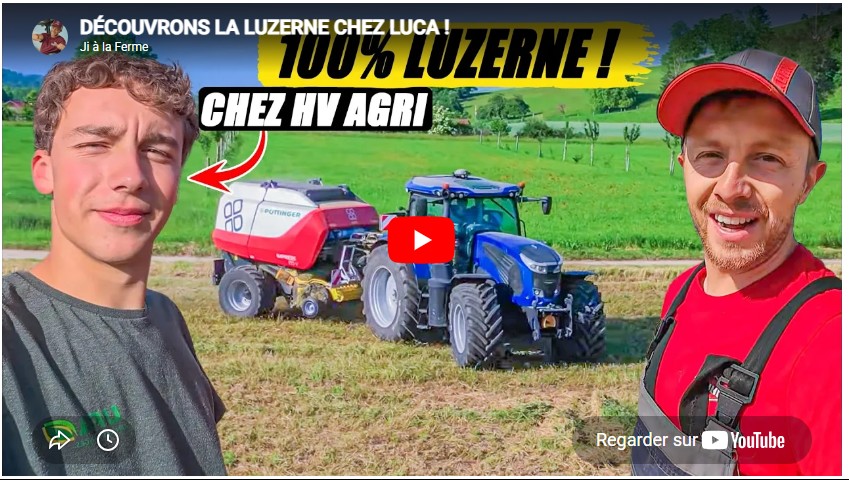 Découvrons la luzerne chez Luca !