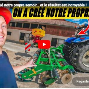 On a fabriqué notre propre semoir… et le résultat est incroyable !