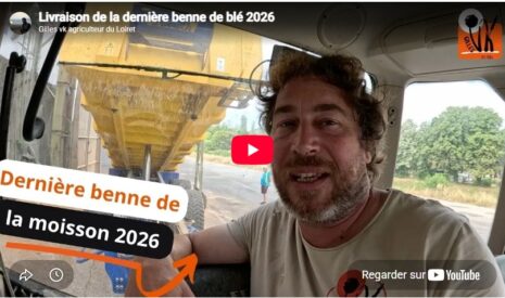 Livraison de la dernière benne de blé 2026