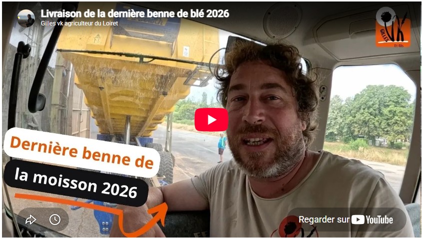 Livraison de la dernière benne de blé 2026