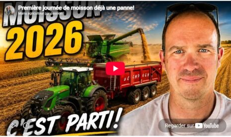 Première journée de moisson déjà une panne!