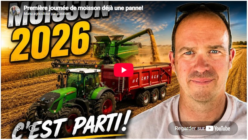 Première journée de moisson déjà une panne!