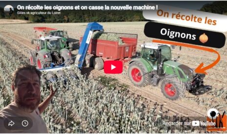 Nouvelle récolteuse à oignons !
