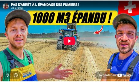Pas d&rsquo;arrêt à l&rsquo;épandage des fumiers !