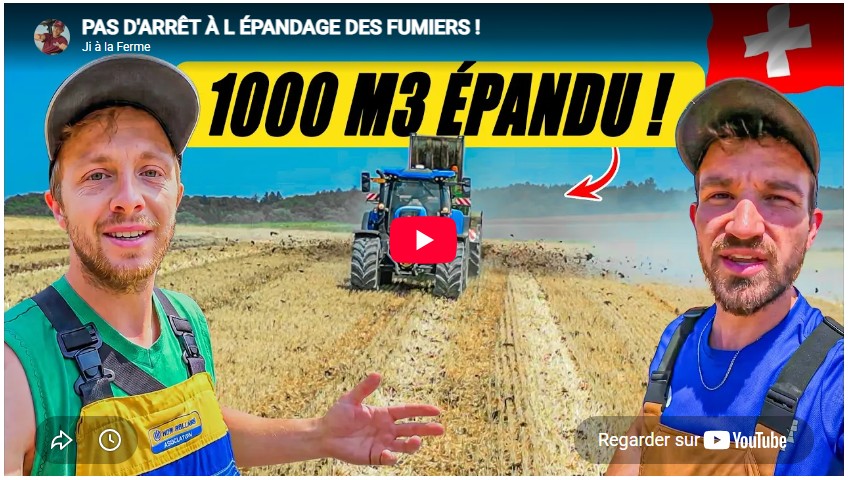 Pas d&rsquo;arrêt à l&rsquo;épandage des fumiers !