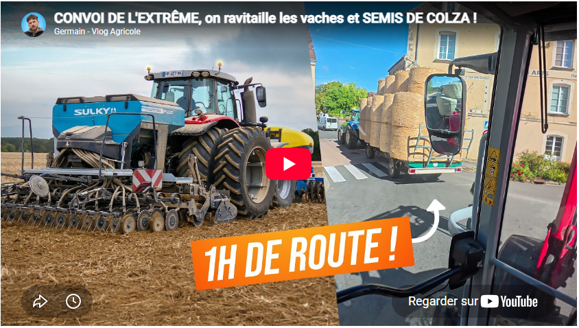 Convoi de l&rsquo;extrême, on ravitaille les vaches et semis de colza !