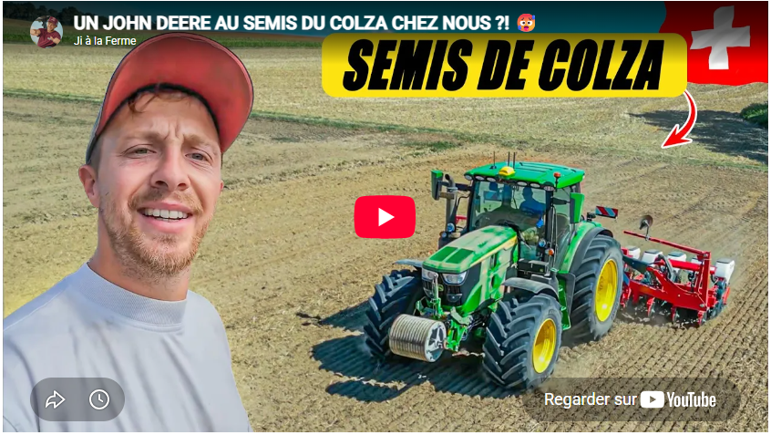 Un John Deere au semis de colza chez nous ?!